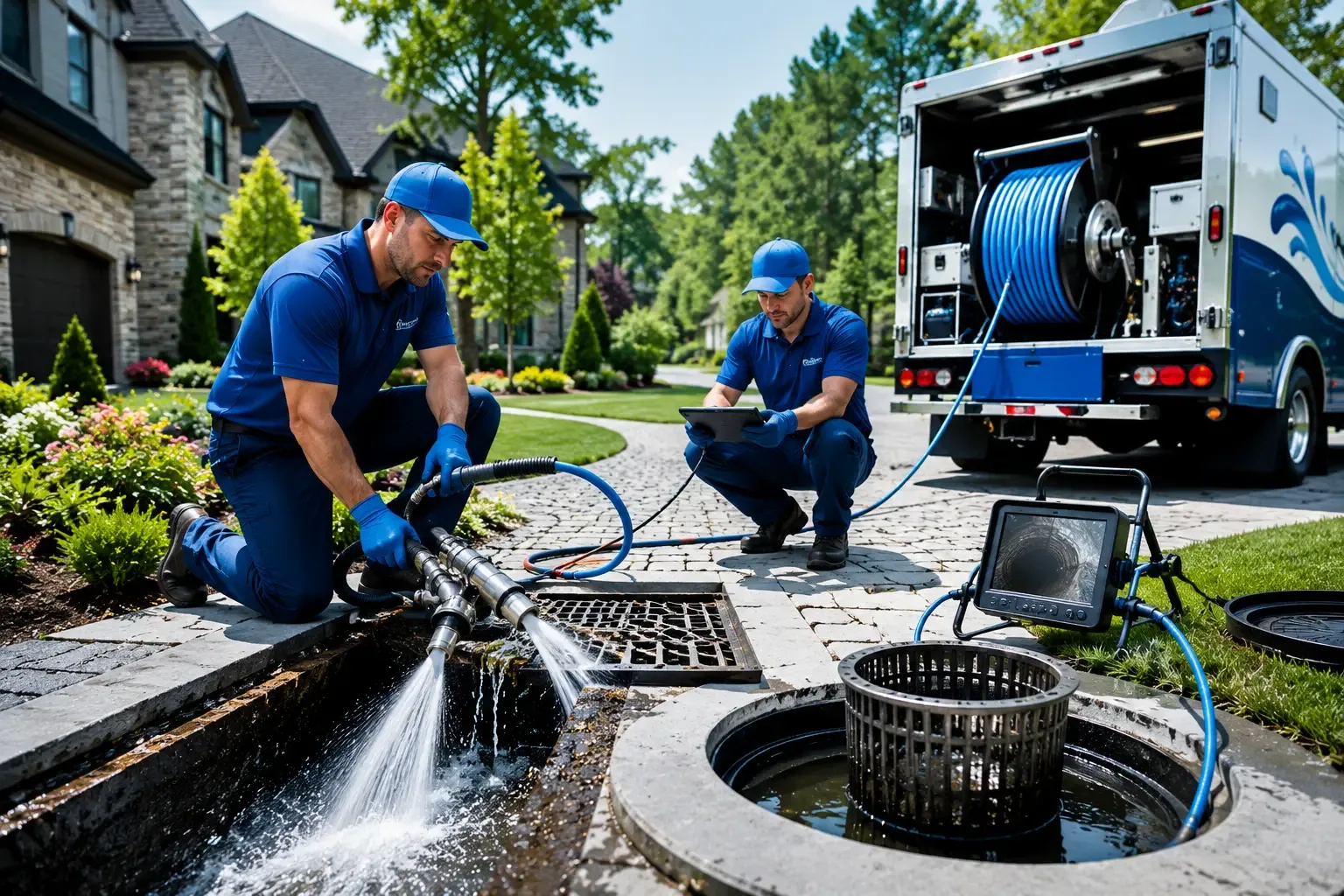 Local outdoor drain cleaning professionals in Summit Lake, WI