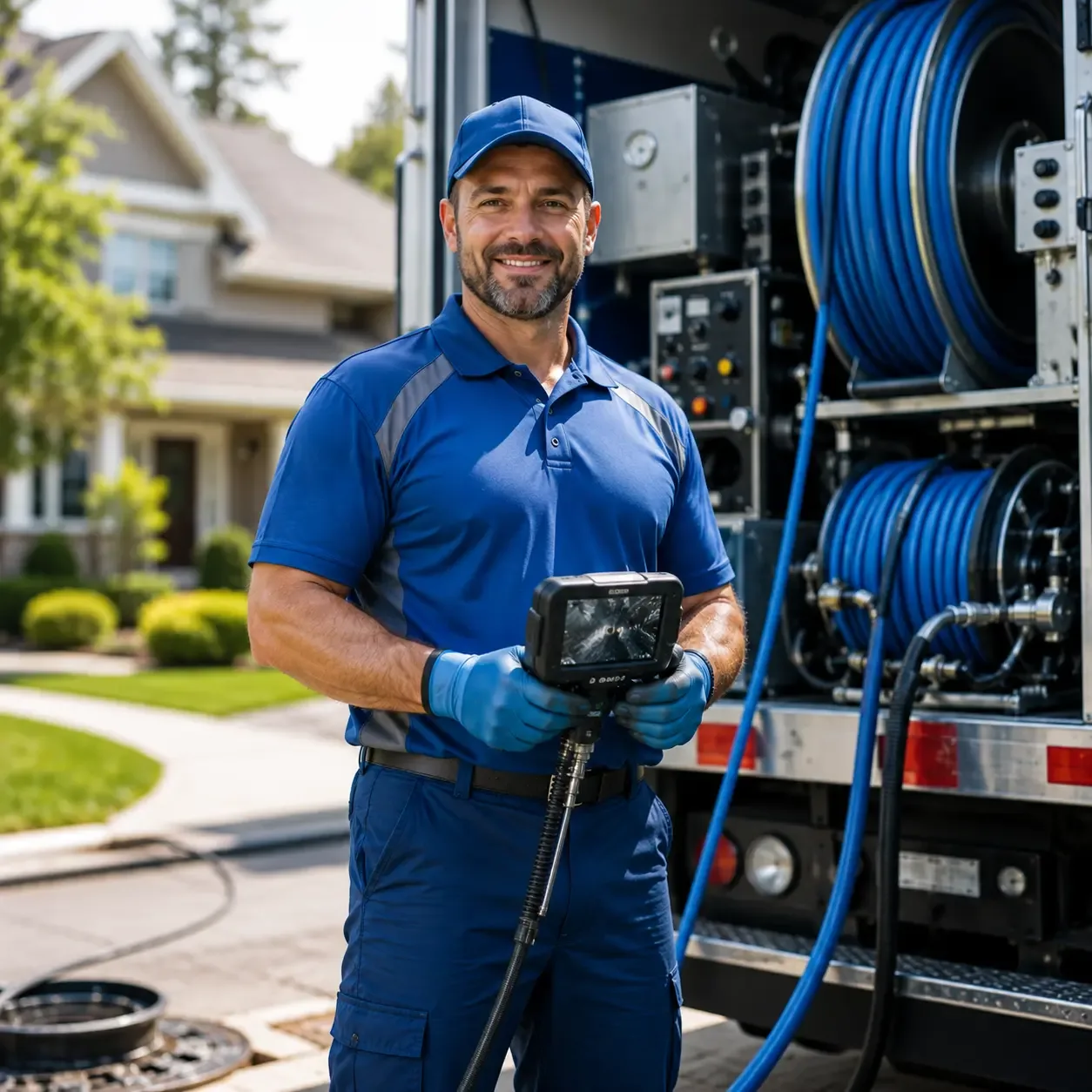 Local outdoor drain cleaning specialists in Summit Lake, WI